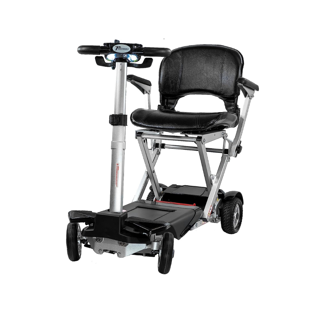 Solax Transformer 2 Electric Automatic Folding Mobility Airline Approved Travel Scooters - Black front
